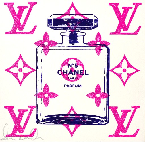 シェーン・ボーデンの絵画作品　タイトルは、Chanel in Style